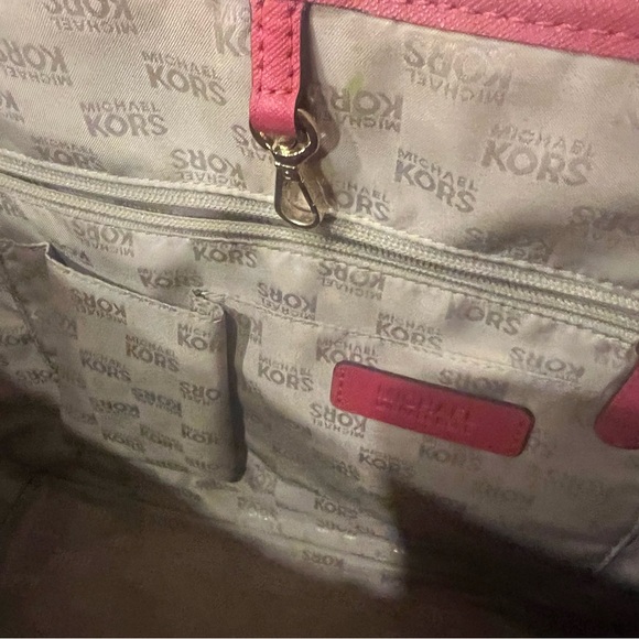 Pink Flower Vintage Michael Kors Purse - Picture 8 of 15